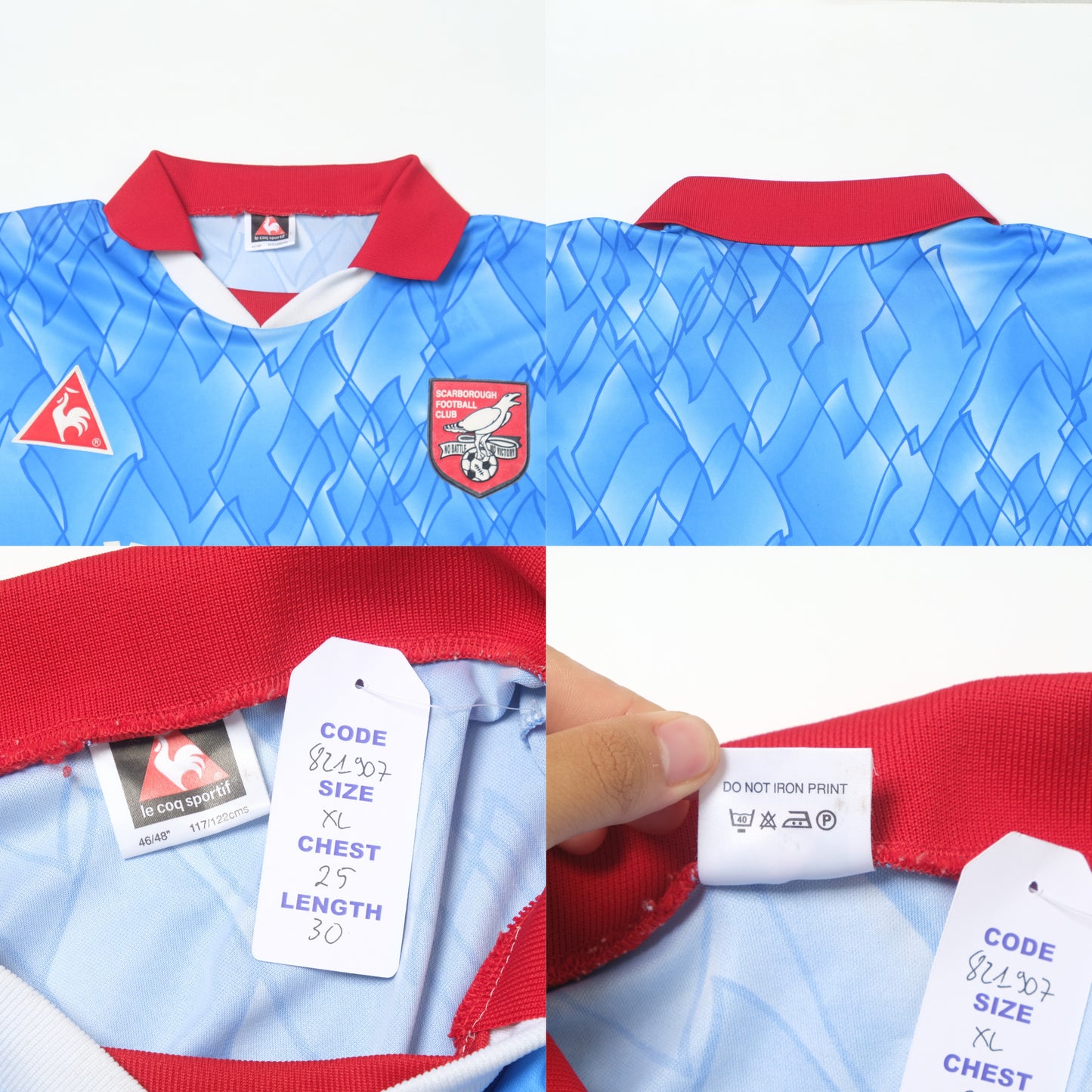 1996/97 Scarborough Away Shirt Le Coq Sportif (XL)