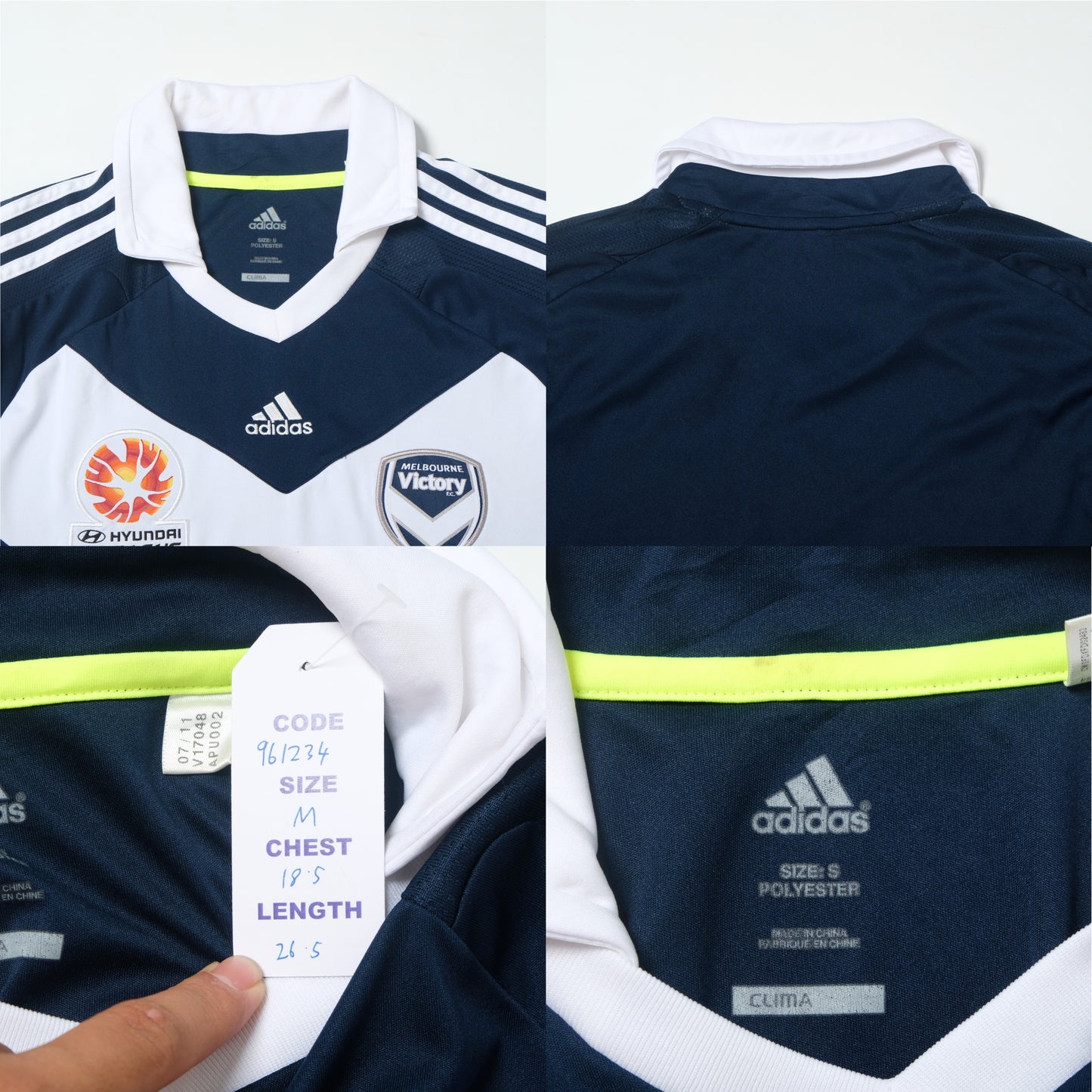 2011/13 Melbourne Victory Home Shirt Adidas (M)