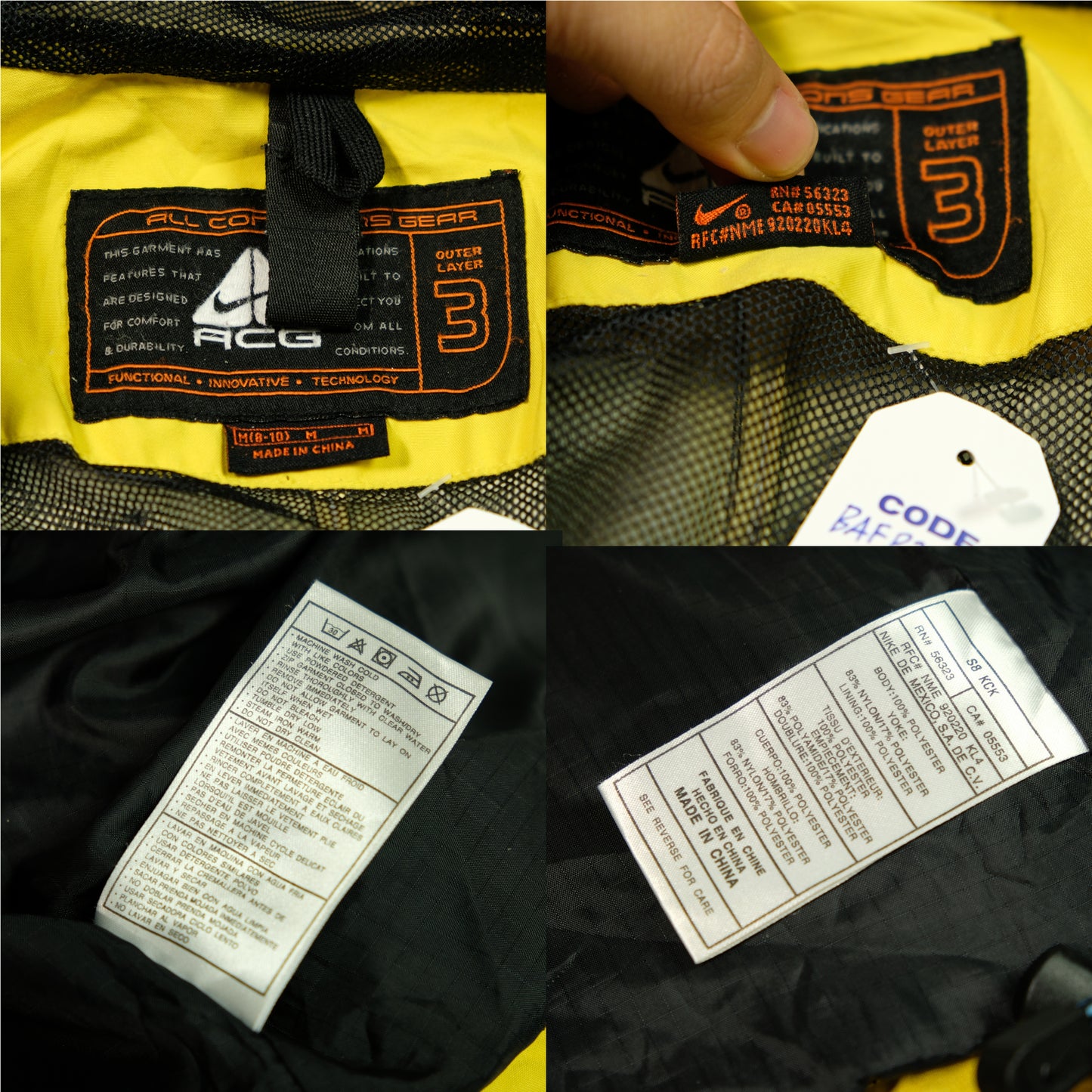 Nike ACG Storm-Fit 1990s Vintage Ski Jacket Large