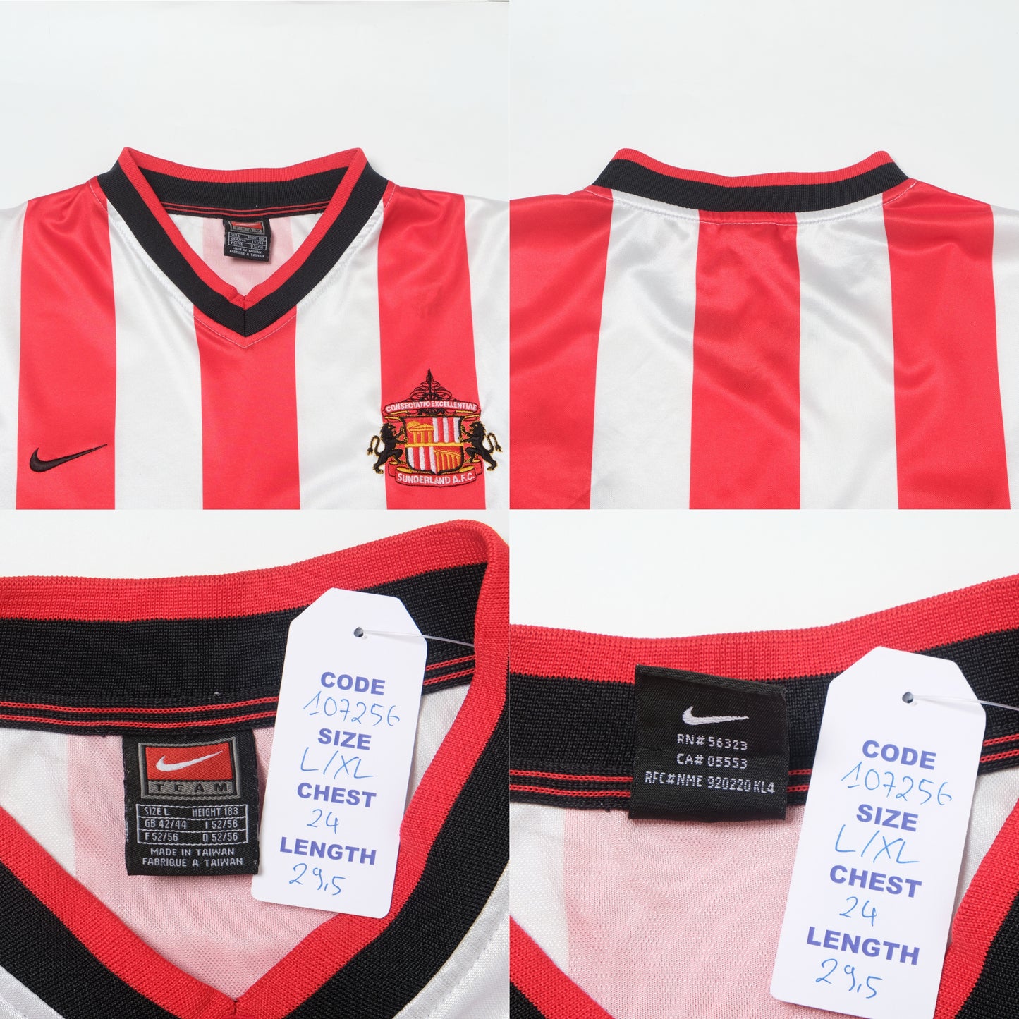2000/02 Sunderland Home Shirt Nike (L/XL)