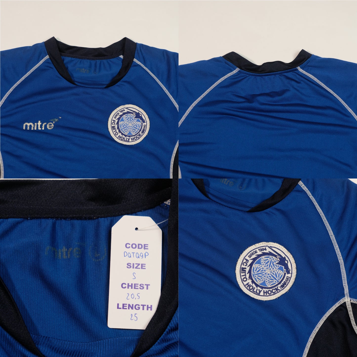 2006/07 Mito HollyHock Home Shirt Mitre J-League (M)