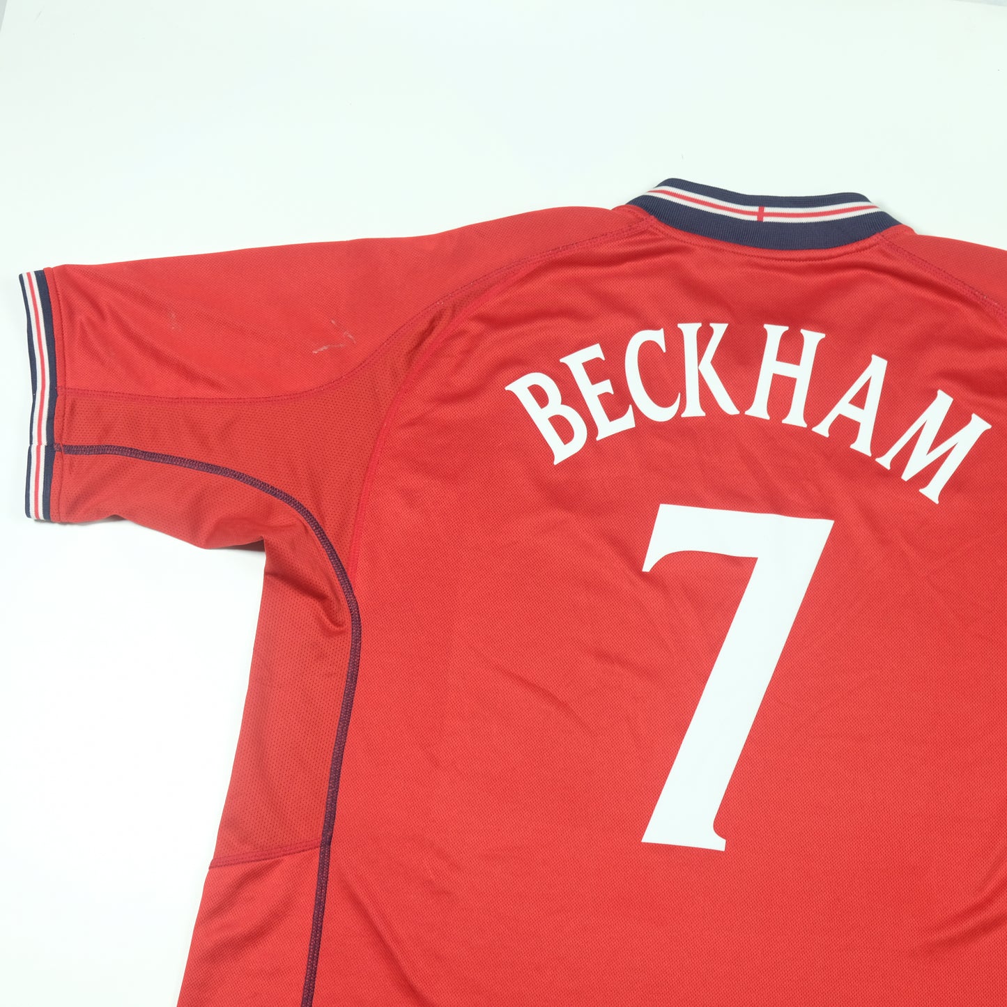 England Beckham Original 2002/2004 Home Football Shirt XL