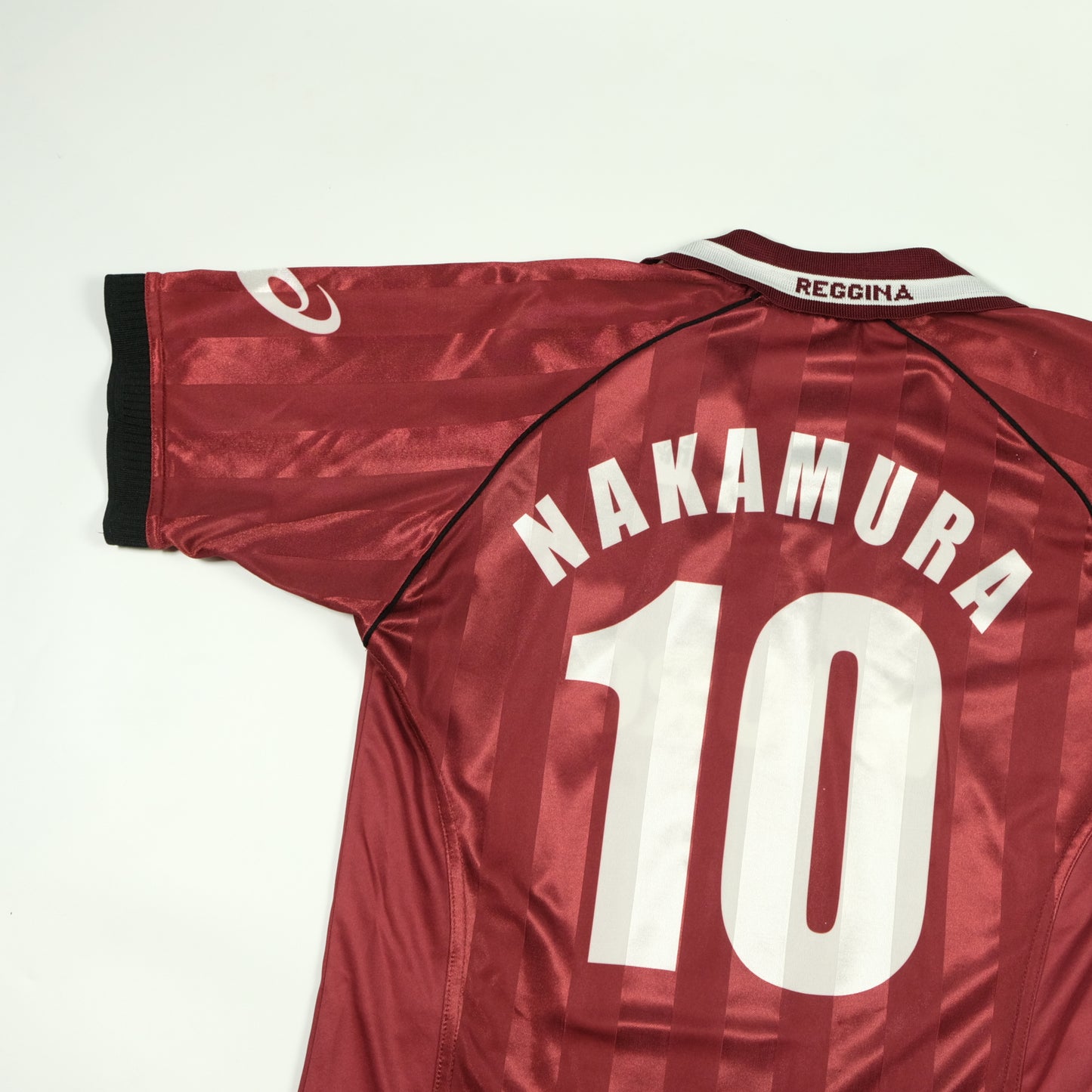 Reggina Nakamura Asics 2002/2003 Original Home Football Shirt Medium