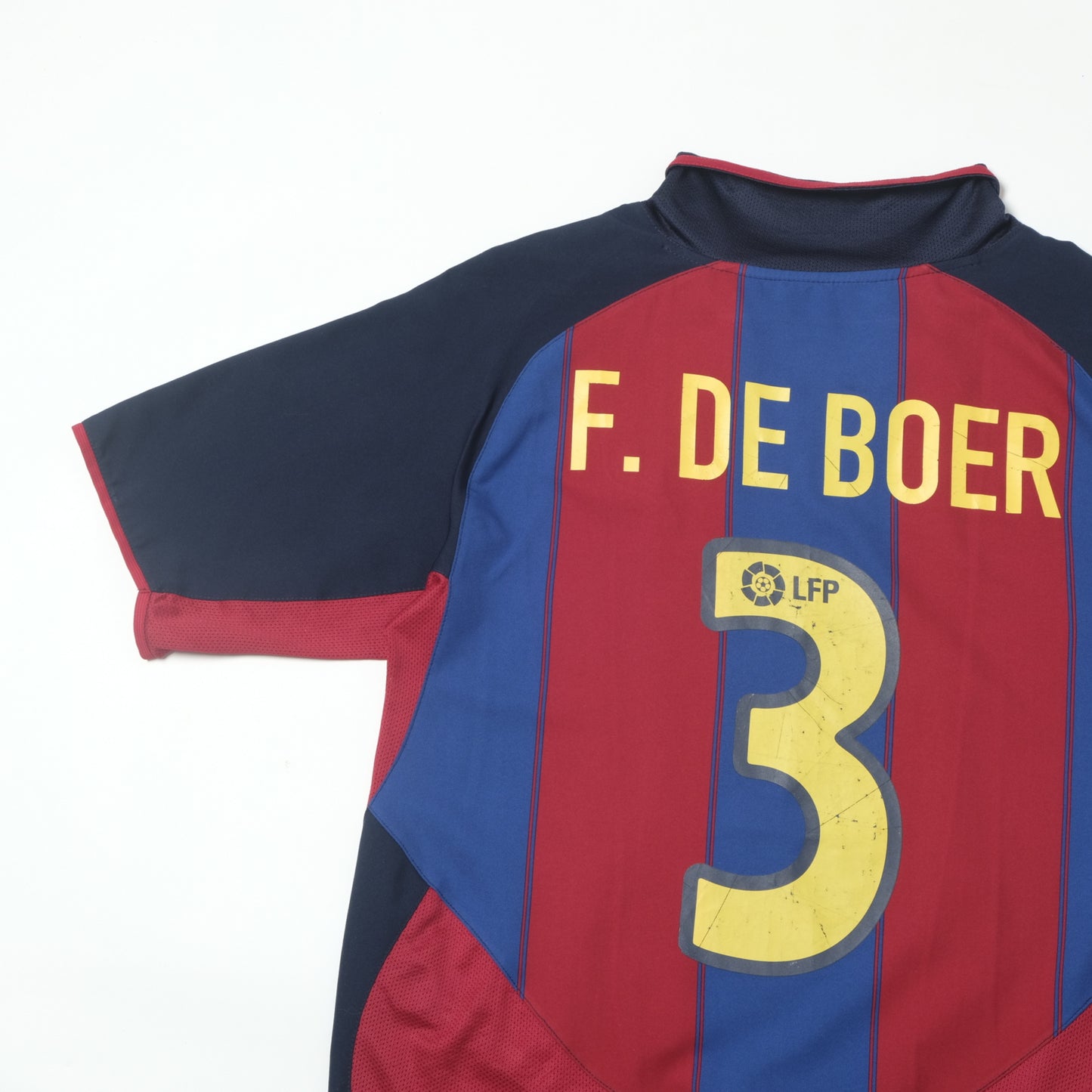 2003/04 Barcelona Home Shirt Nike De Boer (M)