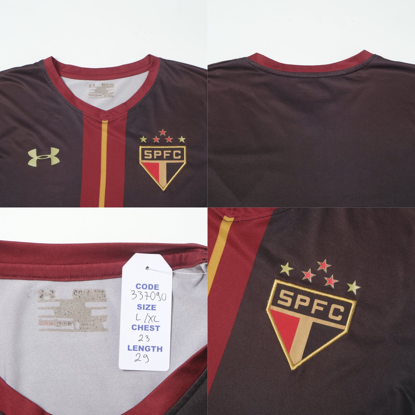2009 Sao Paulo Goalkeeper Third Shirt Under Armour (L/XL)