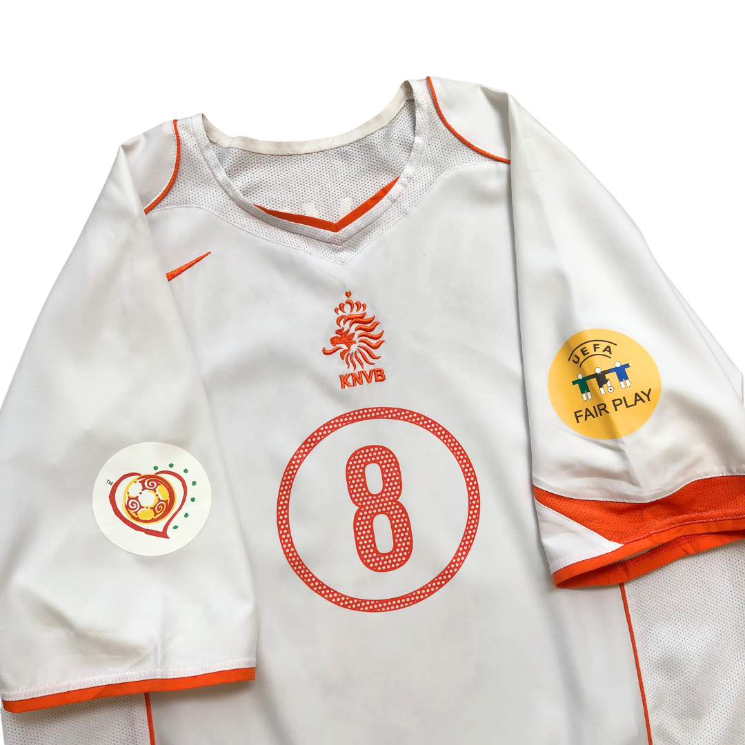 Holland/Netherlands Davids 8 Original Away Football Shirt 2004/2006 Nike Large