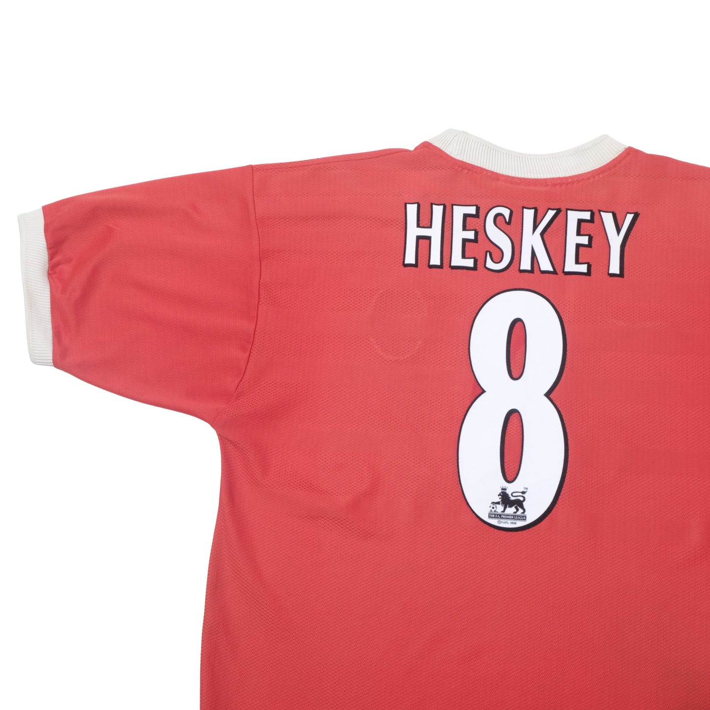 1998/00 Liverpool Home Shirt Reebok Heskey (L/XL)