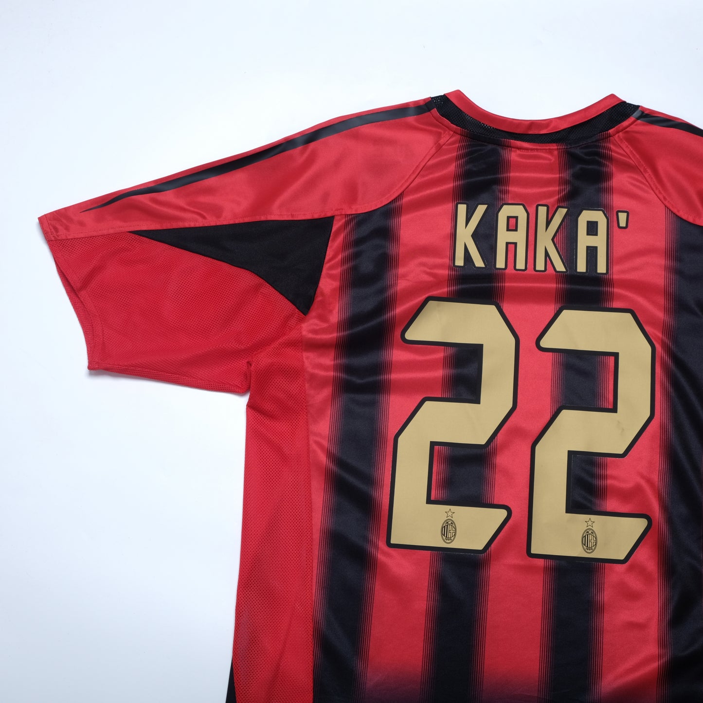 2004/05 AC Milan Home Shirt Adidas Kaka (M)