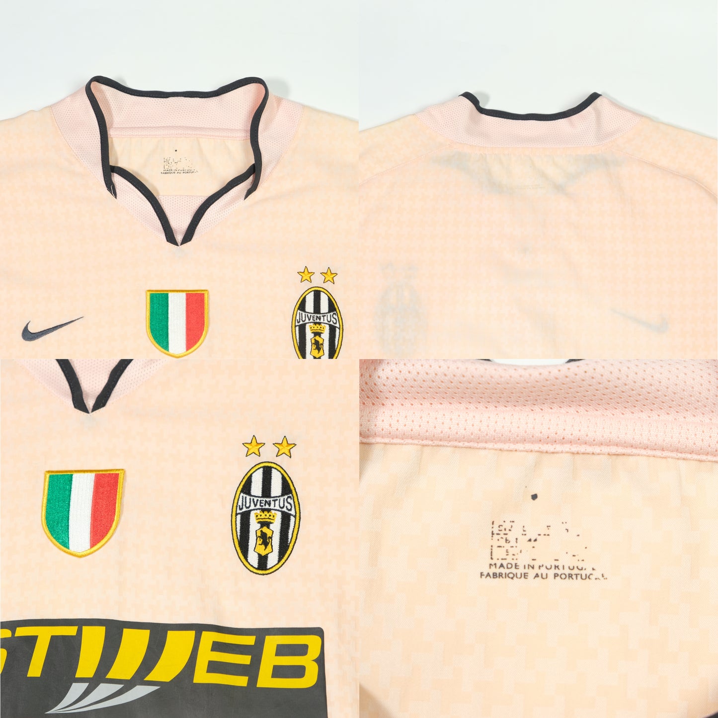 Juventus Italy Nike Original 2003/2004 Away Vintage Football Shirt Large