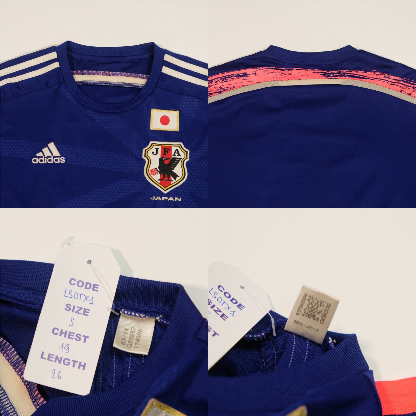 2014 Japan Home Shirt Adidas (S)
