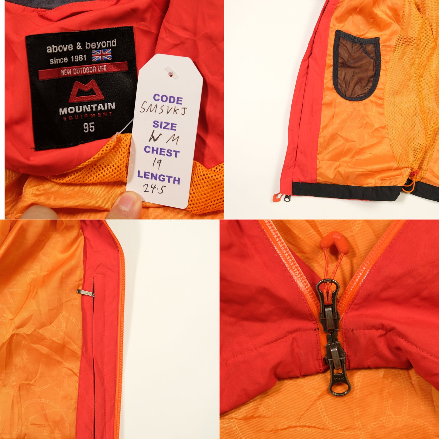 Mountain Equipment Vintage Windbreaker Jacket Womens Medium
