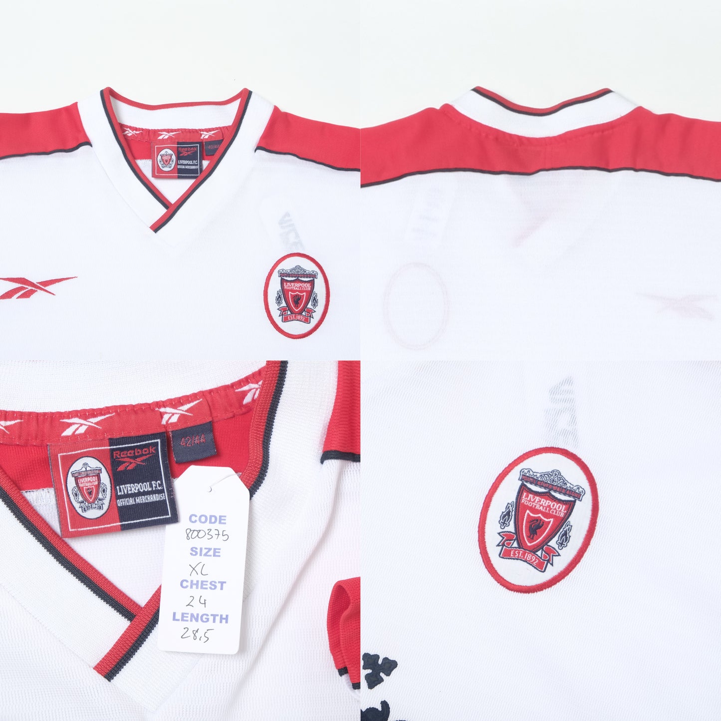 1998/99 Liverpool Away Shirt Reebok (XL)