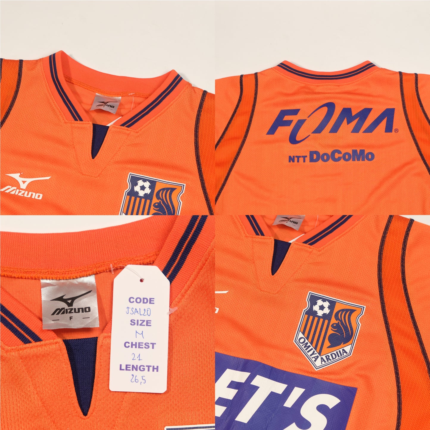 2005 RB Omiya Ardija Home Shirt Mizuno J-League (M)