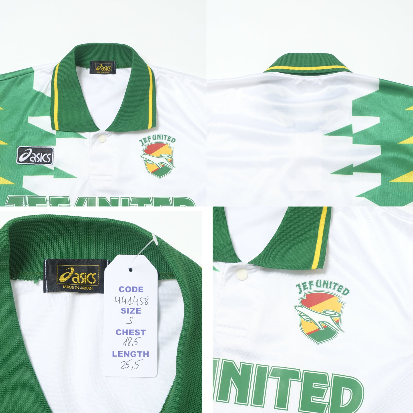 1993/94 JEF United Ichihara Away Shirt Asics J-League (S)