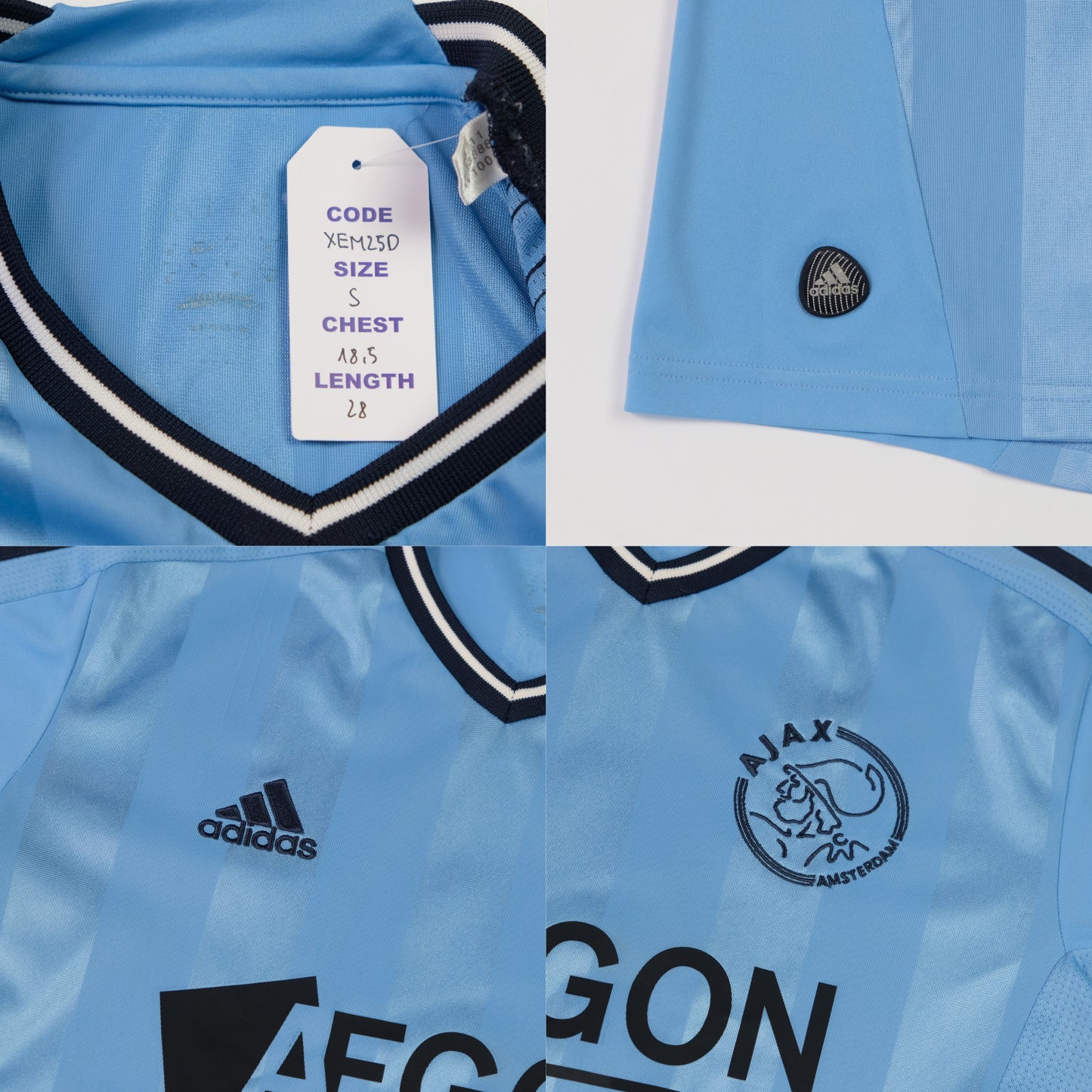 2011/12 Ajax Away Shirt Adidas Eriksen (S)