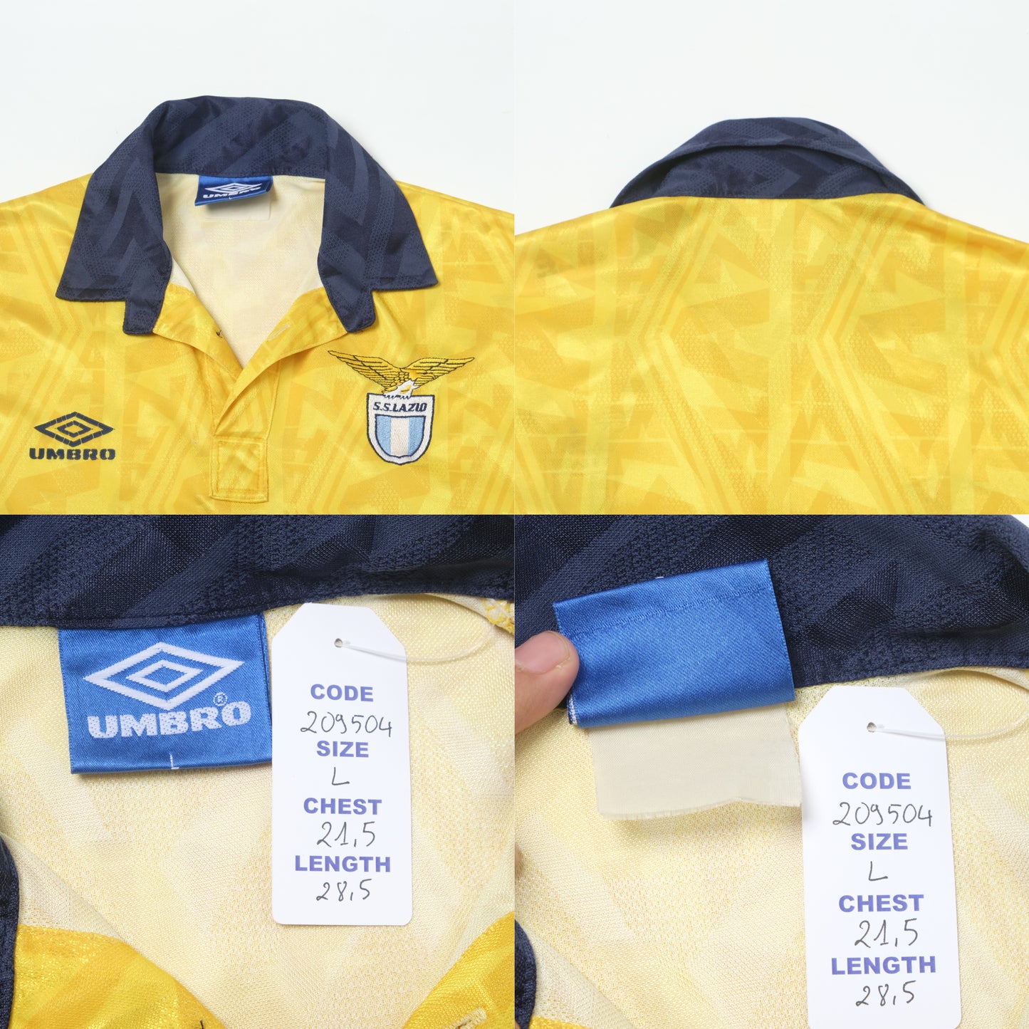1993/95 Lazio Away Shirt Umbro (L)