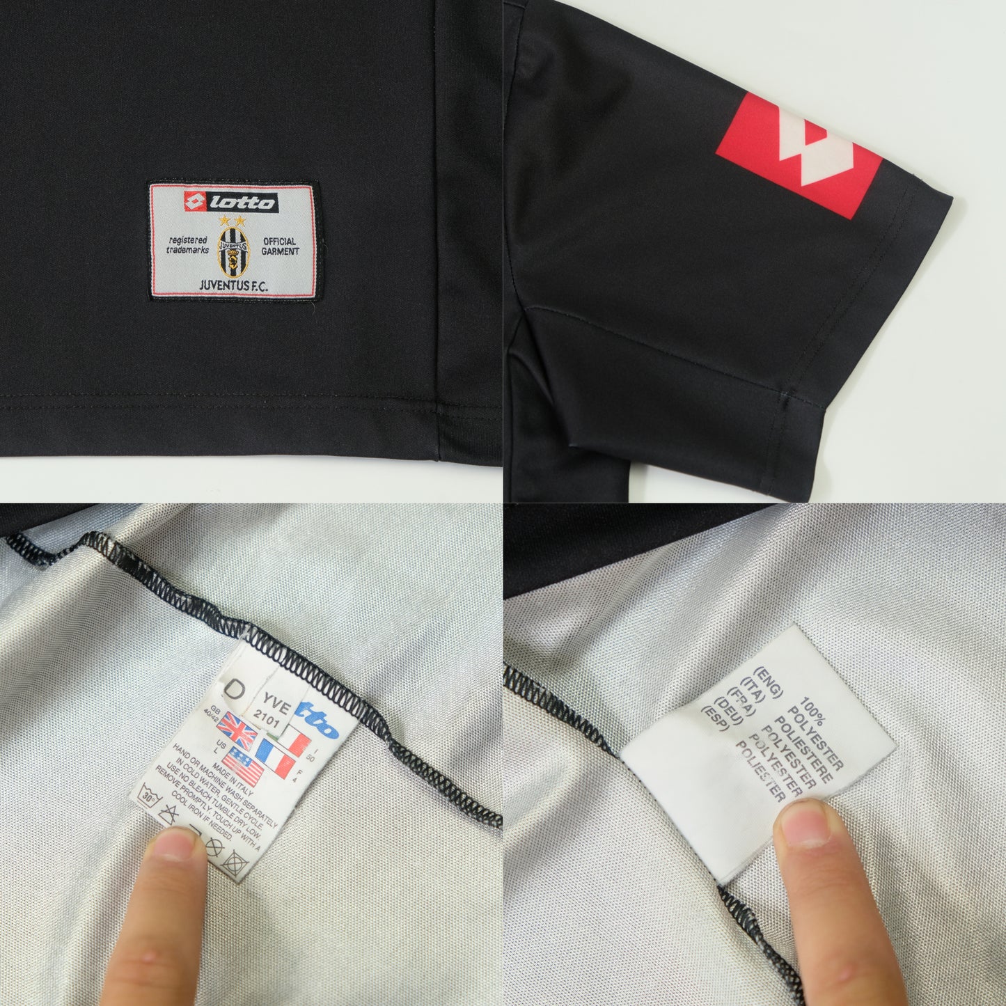 2001/02 Juventus Away Shirt Inzaghi Lotto
