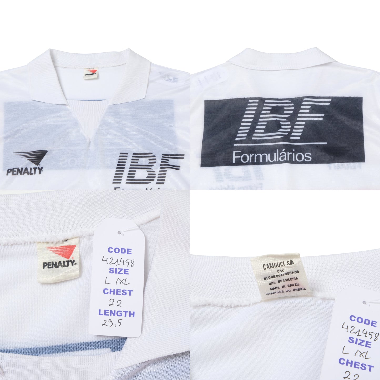 1991 Sao Paulo (Brazil) Home Shirt Penalty (L/XL)