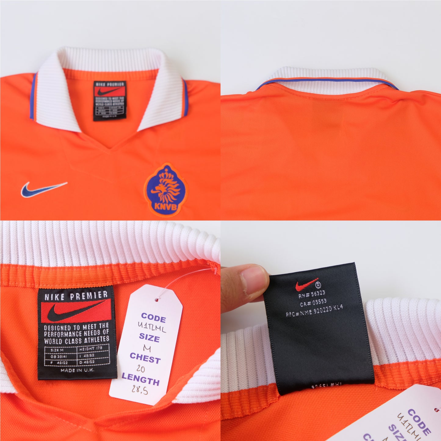 1997/98 Netherlands Home Shirt Nike (L)