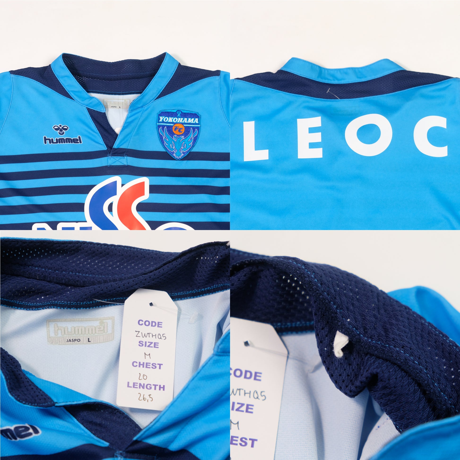 2007/08 Yokohama FC Home Shirt Hummel J-League (M)