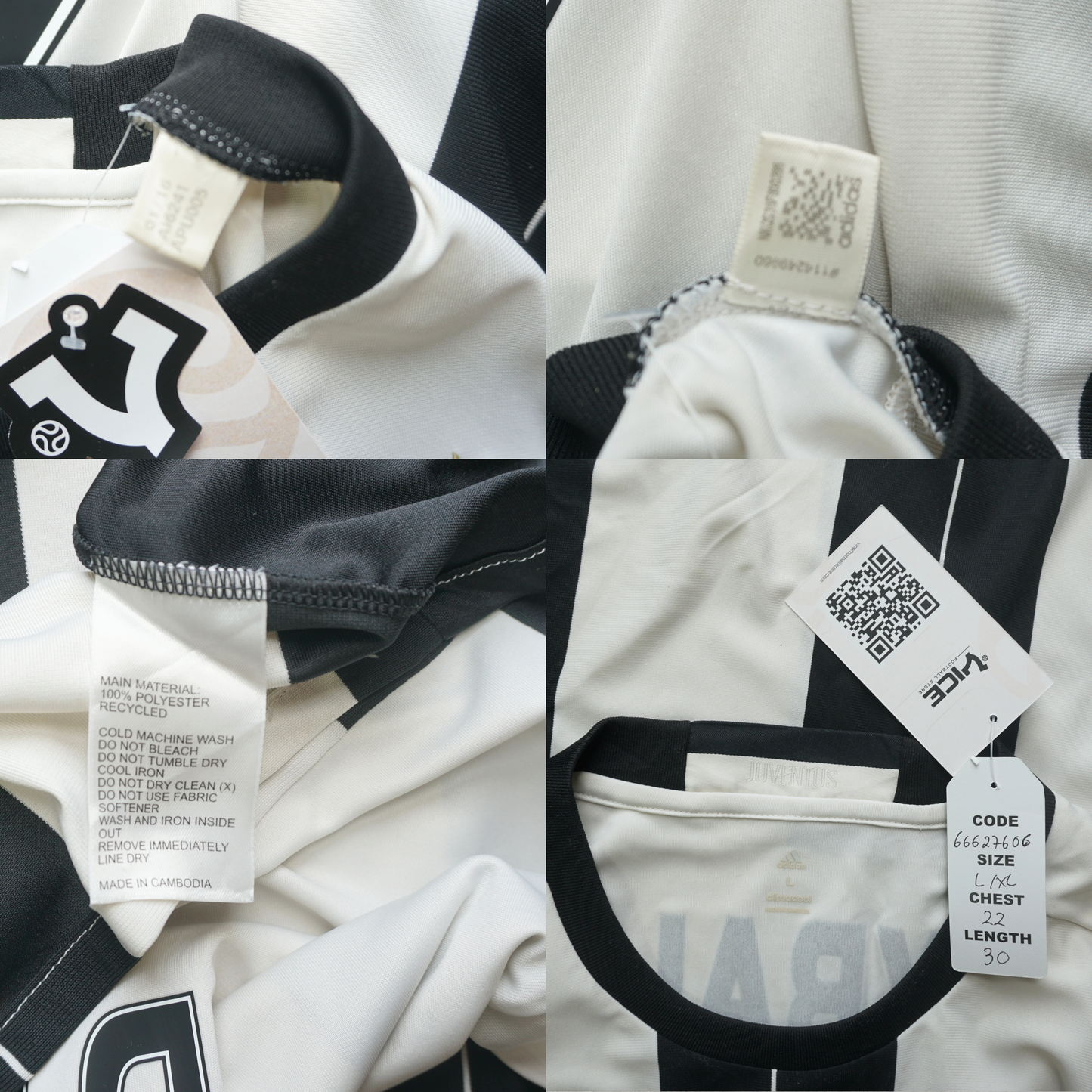 Camiseta de la primera equipación de la Juventus 2019/20 Adidas (M)