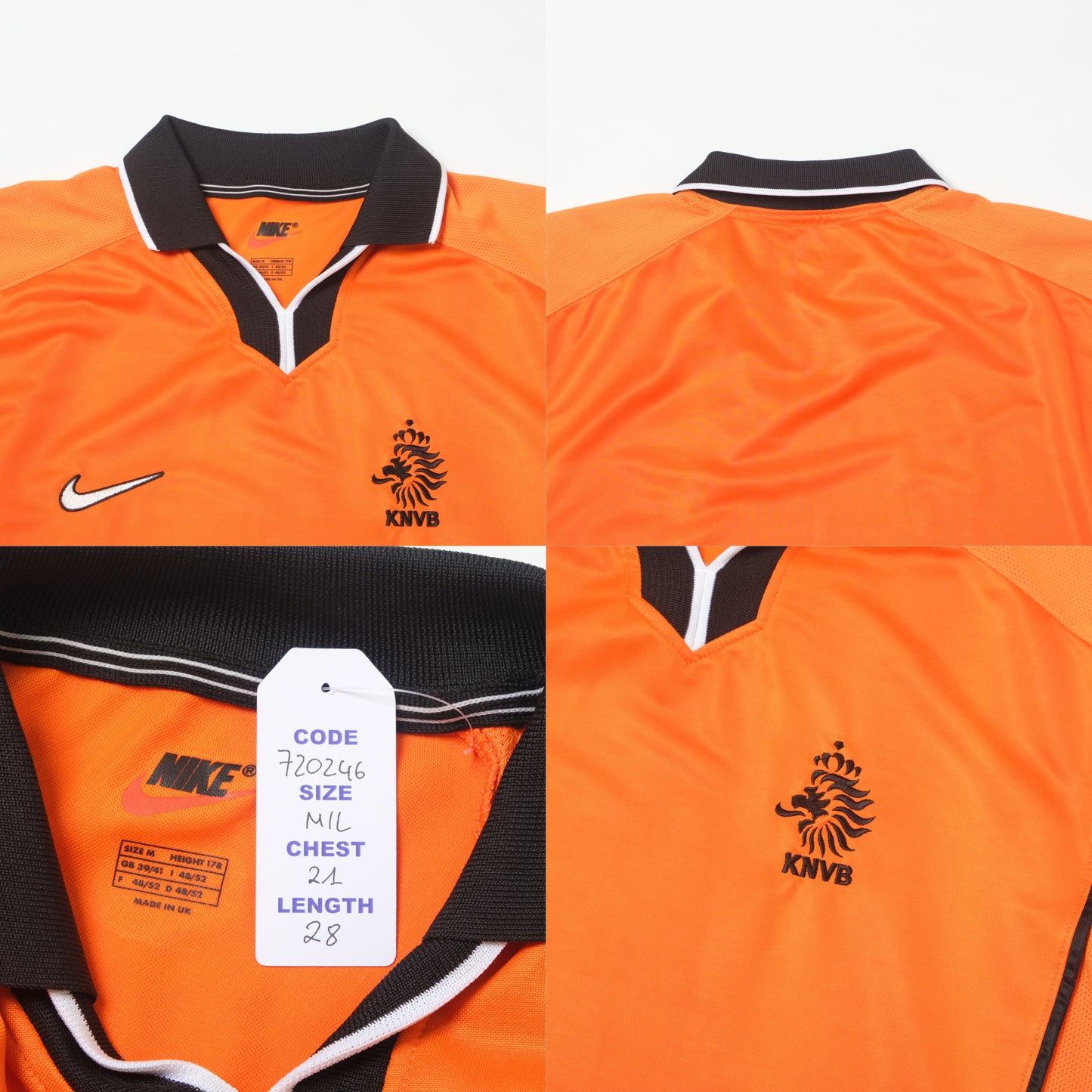 1998/99 Netherlands Home Shirt Nike (M/L)