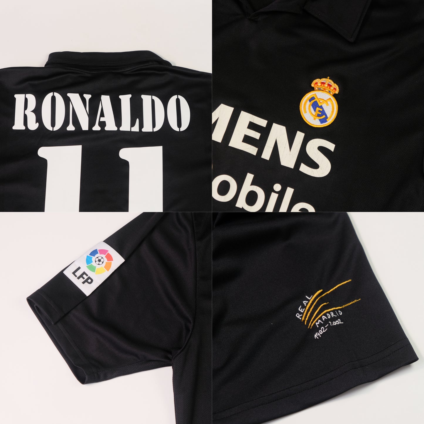 2002/03 Real Madrid Centenary Away Shirt Adidas Ronaldo (L)