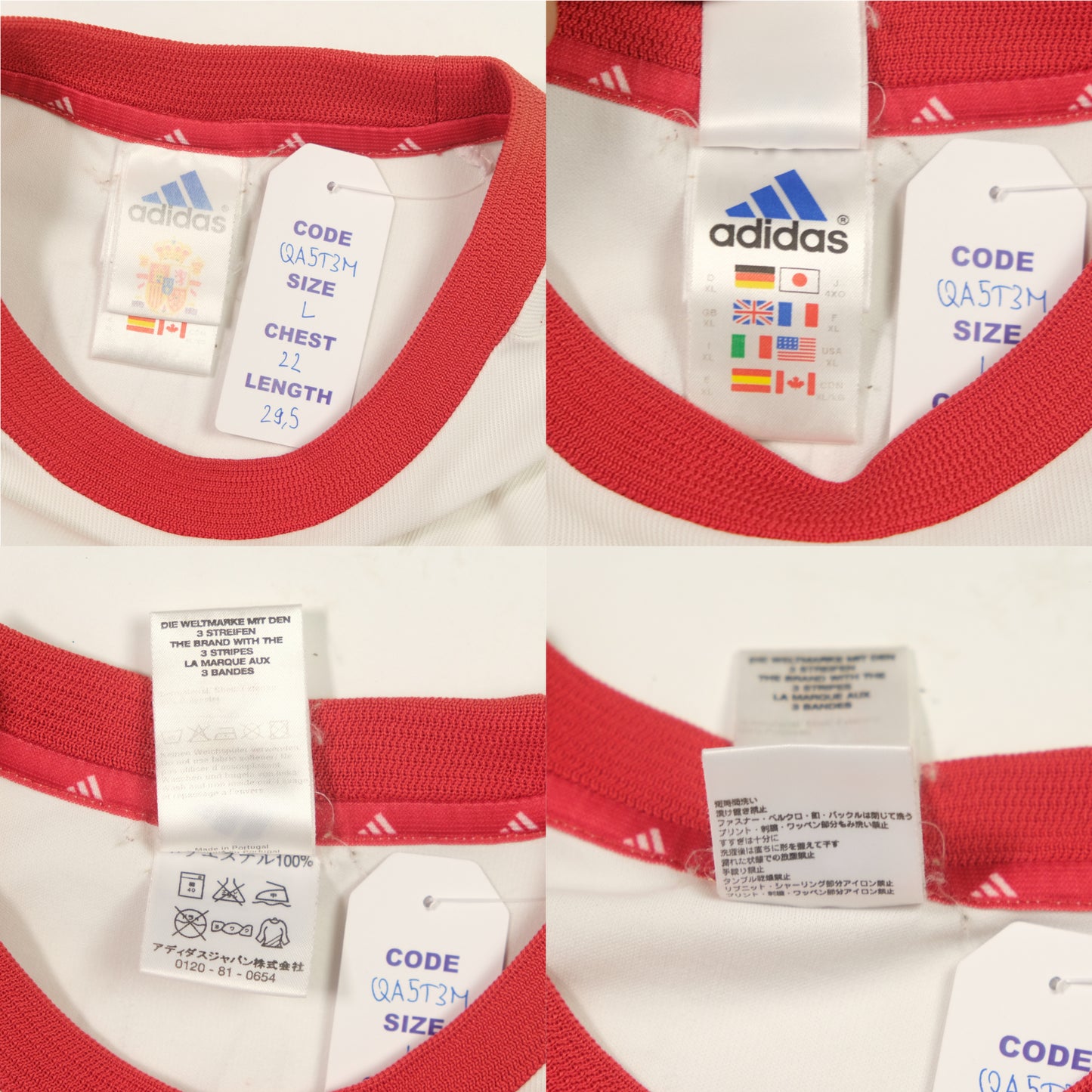 2002/03 Spain Away Shirt Raul Adidas
