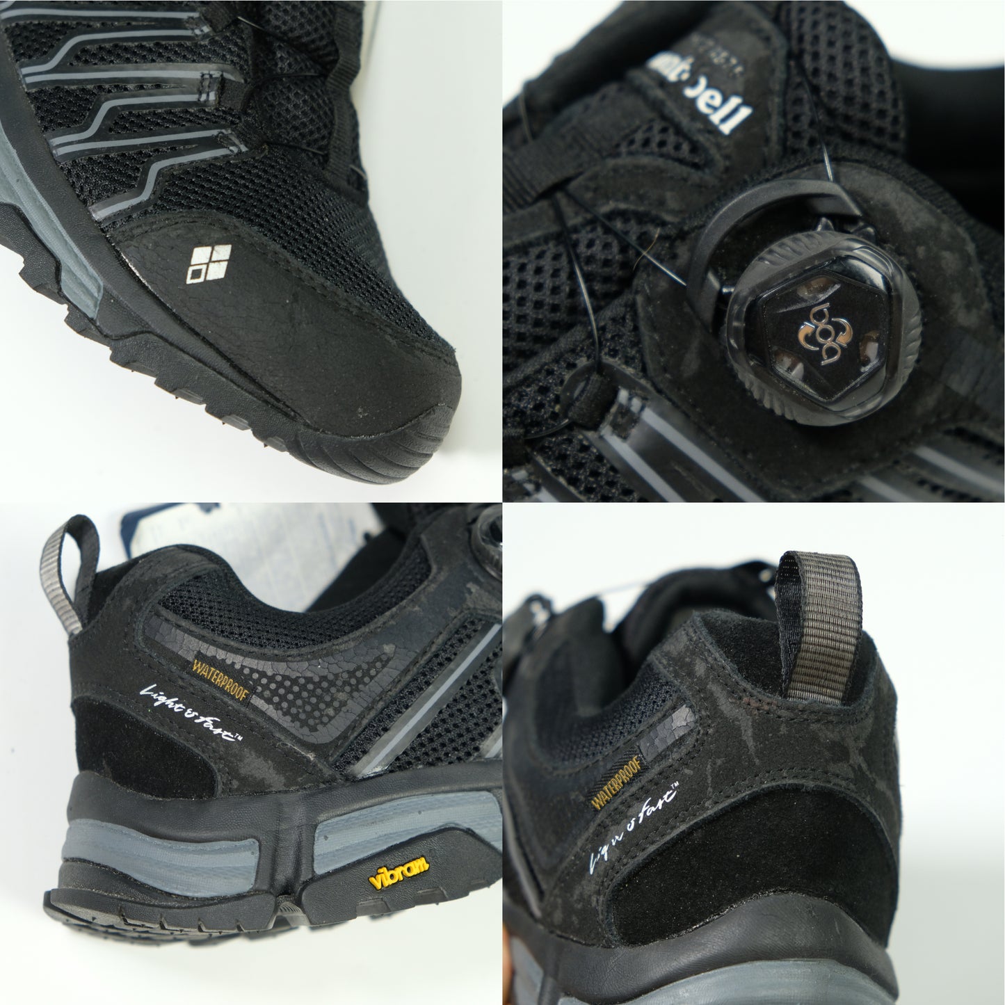 Montbell Trekking Hiking Walking Shoes BOA Closure UK 8