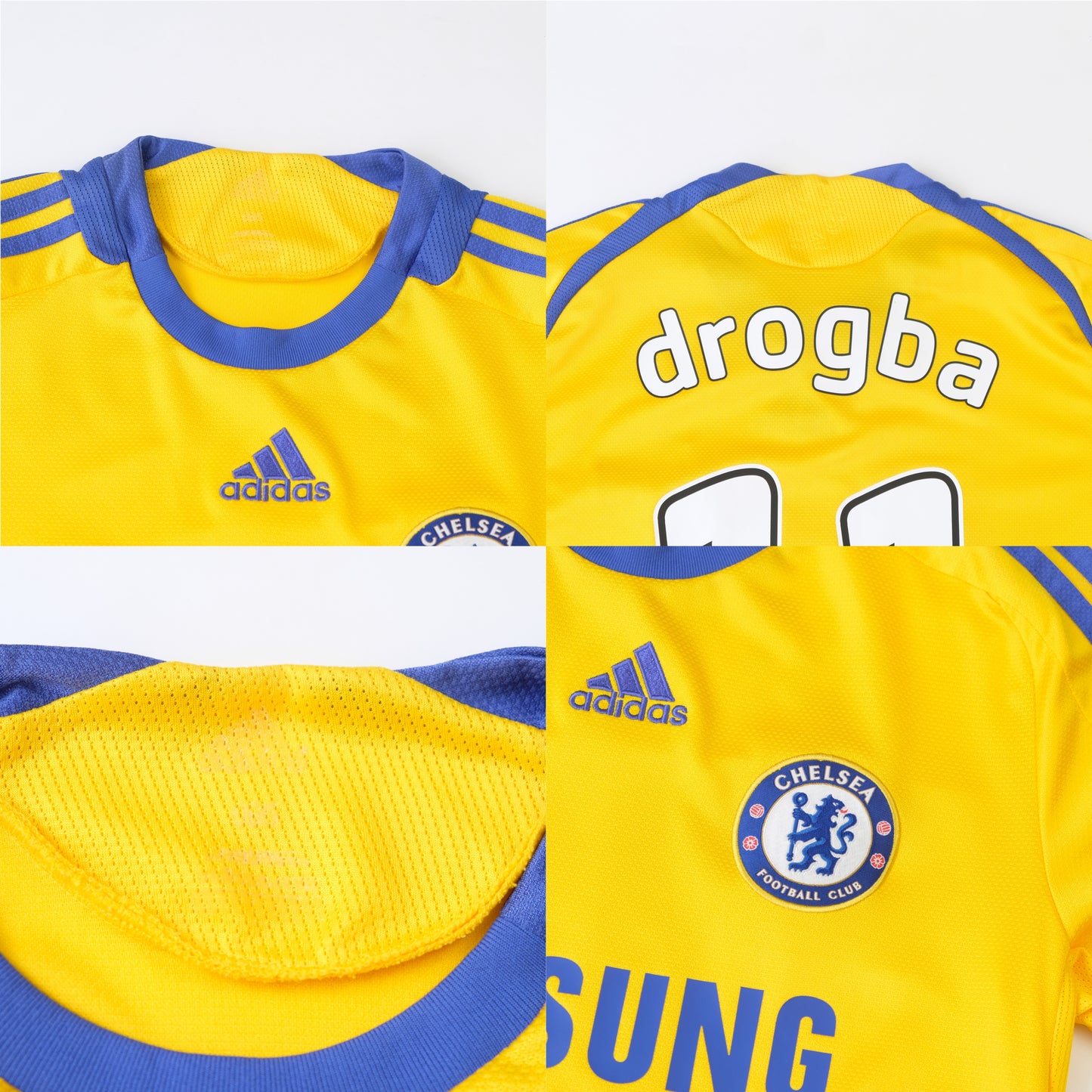 2008/09 Chelsea Third Shirt Adidas Drogba (S/M)