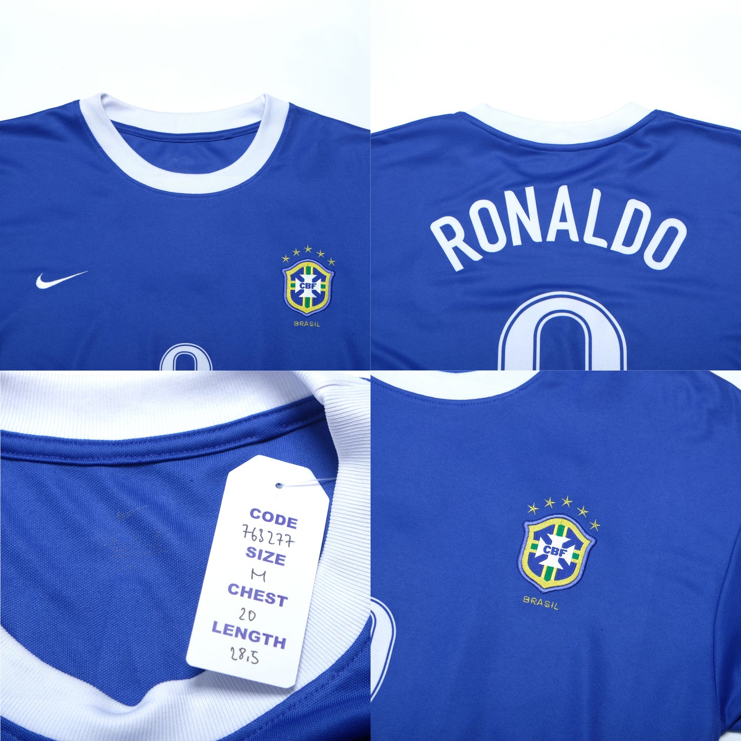 2006/07 Brazil Away Shirt Nike Ronaldo (M)