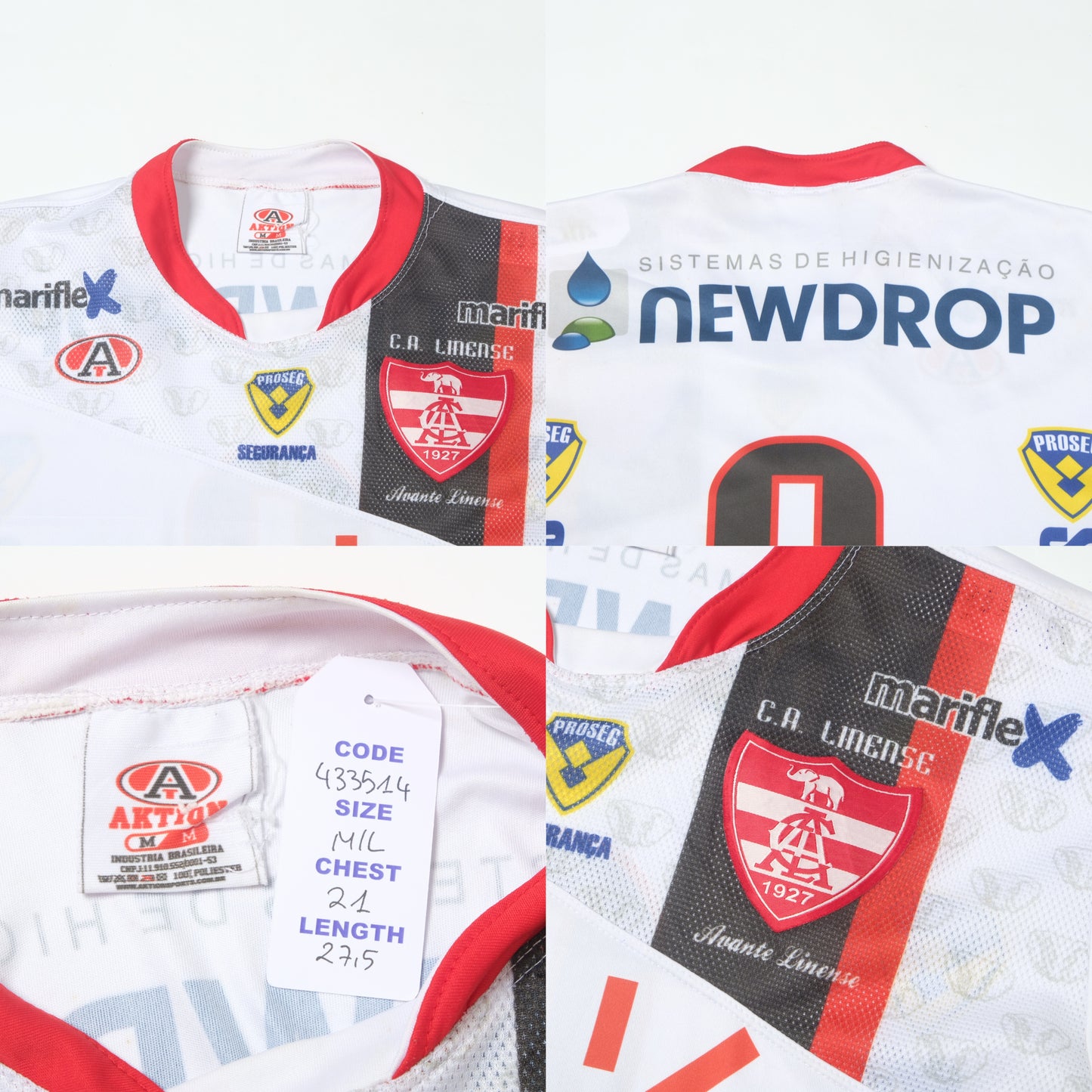 2013/14 Clube Atletico Linense (Brazil) Away Shirt Aktion (M/L)