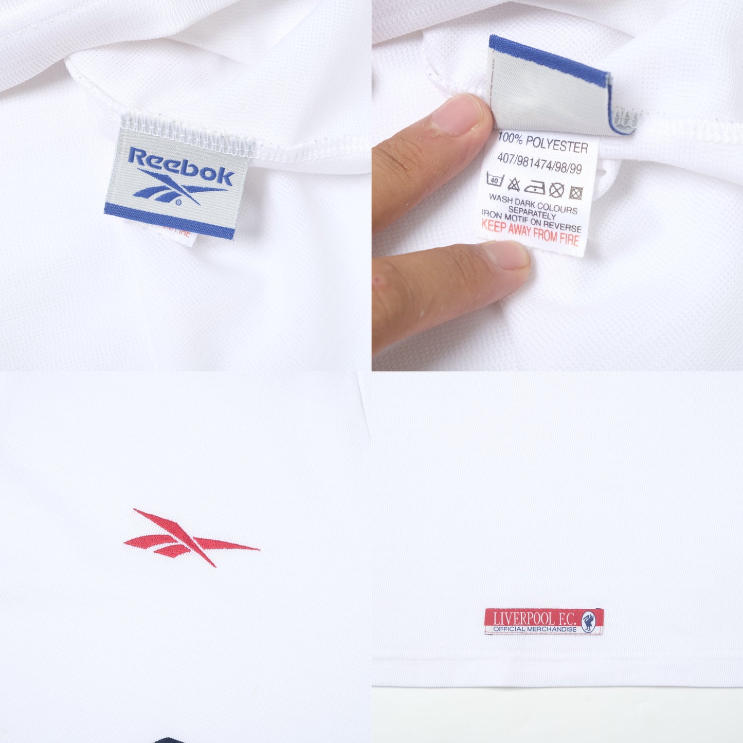 1998/99 Liverpool Away Shirt Reebok (XL)