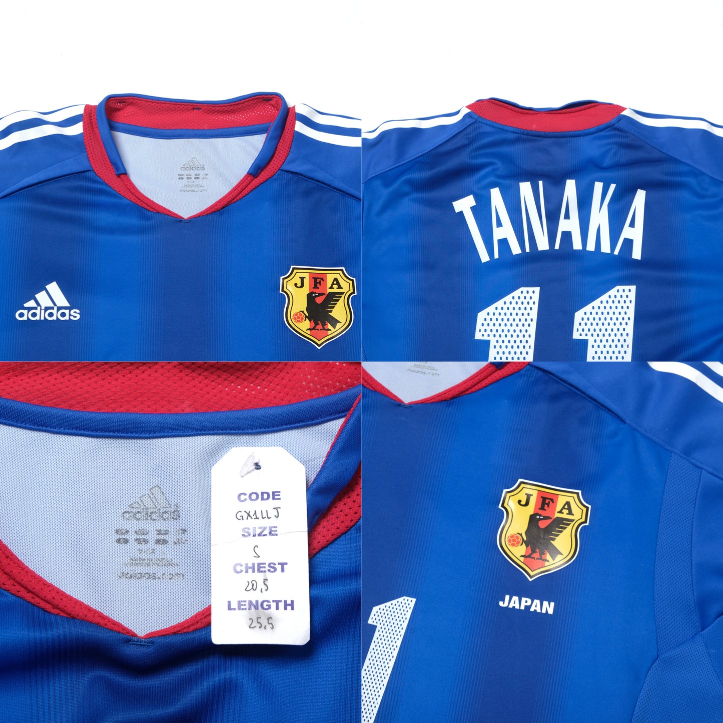 2004/06 Japan Home Shirt Adidas Tanaka (S)