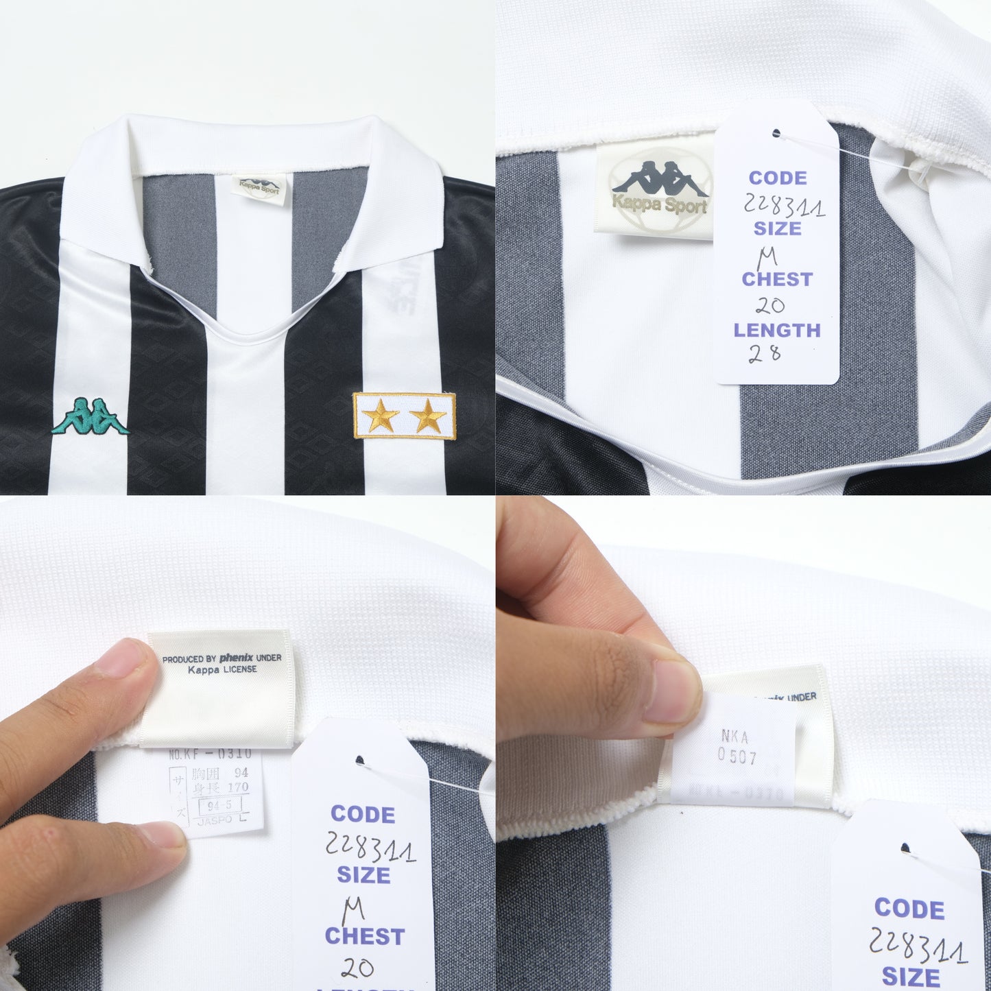1992/94 Juventus Home Shirt Kappa (M)