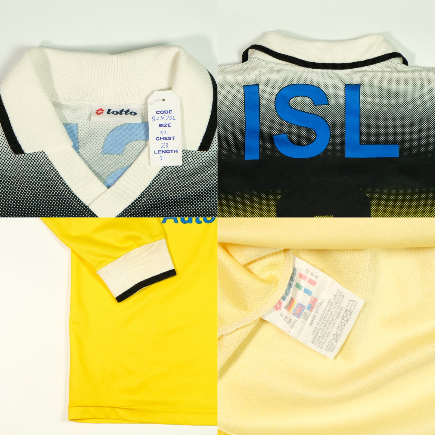 VVV Venlo (Holland) Match Issue 1996/1998 Home Football Shirt Lotto XL