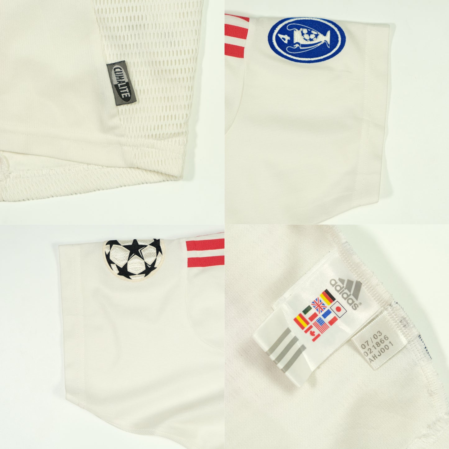 Ajax Adidas Ibrahimovic 2002/2003 Home Football Shirt Large