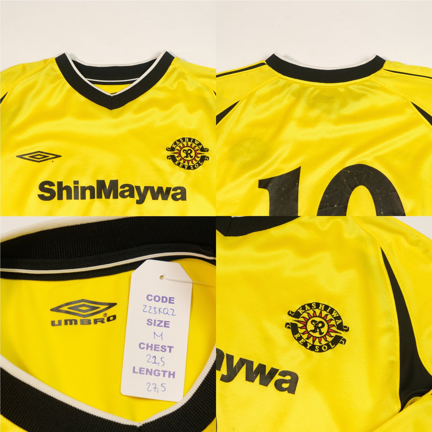 2005/06 Kashiwa Reysol Home Shirt J-League Umbro (M)