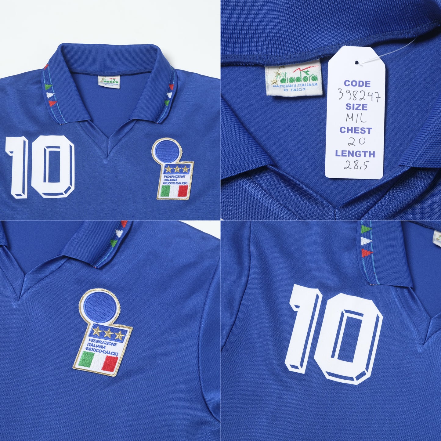 1992/93 Italy Home Shirt Diadora (M/L)