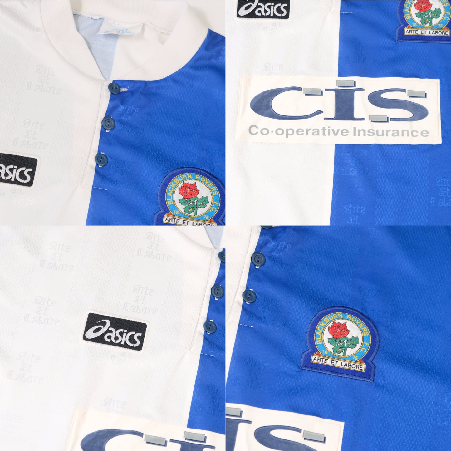 1996/98 Blackburn Rovers Home Shirt Asics (XL)