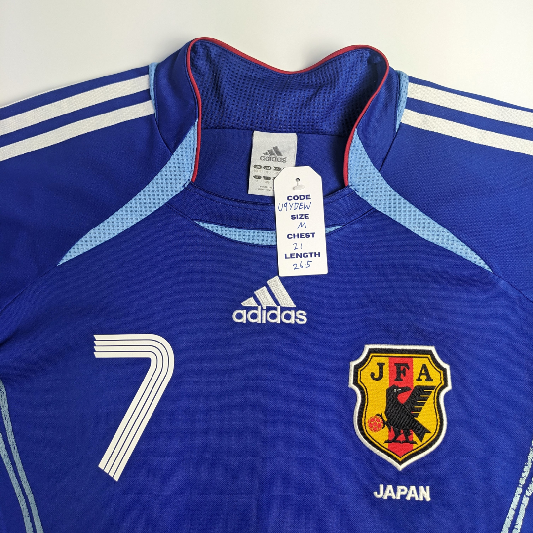 Japan Nakata Adidas Original 2006/2007 Home Football Shirt Medium