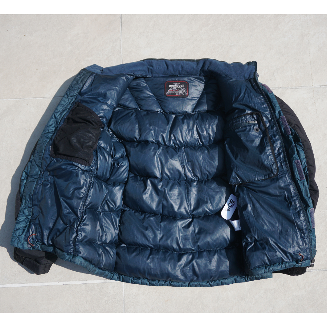Montbell EX 700 Windstopper Vintage Puffer Jacket (L/XL)