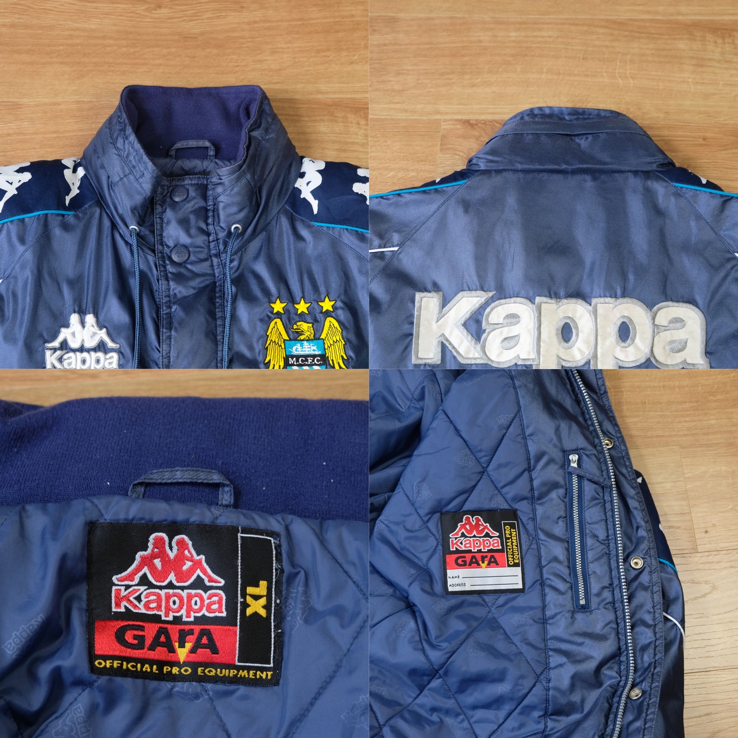 1997/99 Manchester City Training Jacket Kappa