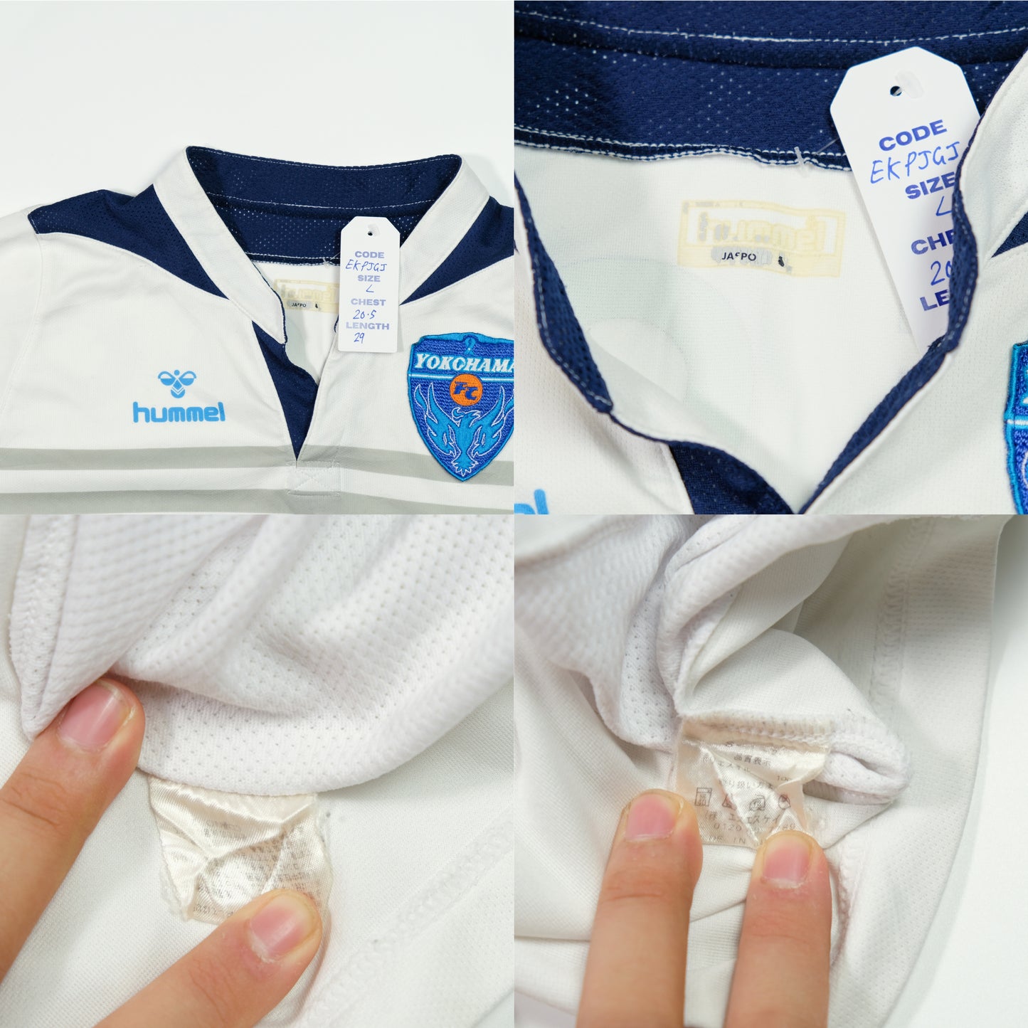 Yokohama FC 2007 J-League Japan Hummel Home Football Shirt Large