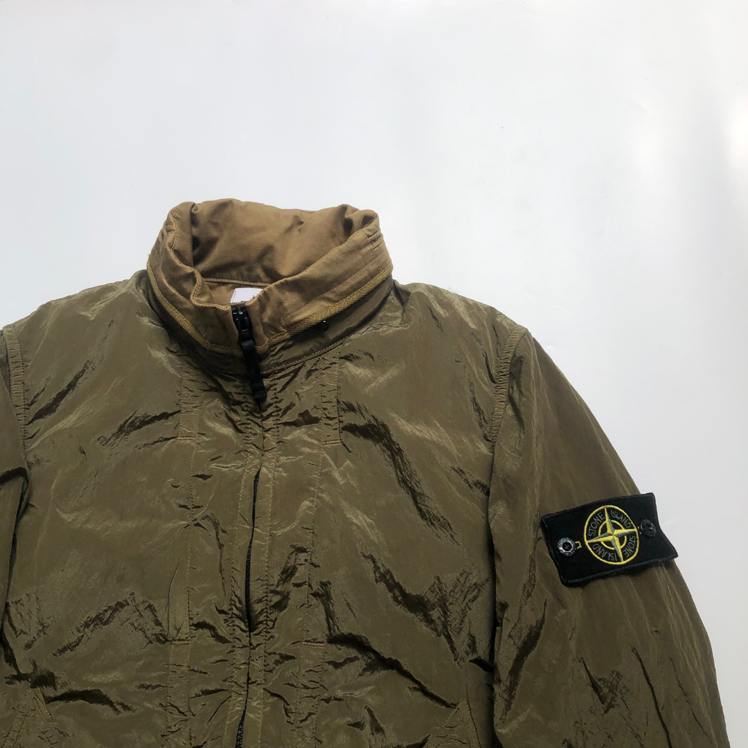 Stone Island S/S 2014 Nylon Metal/Tyvek Shield Jacket Small