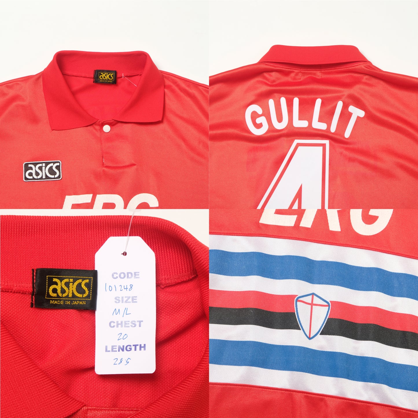 1992/94 Sampdoria Third Shirt Asics Gullit (M/L)