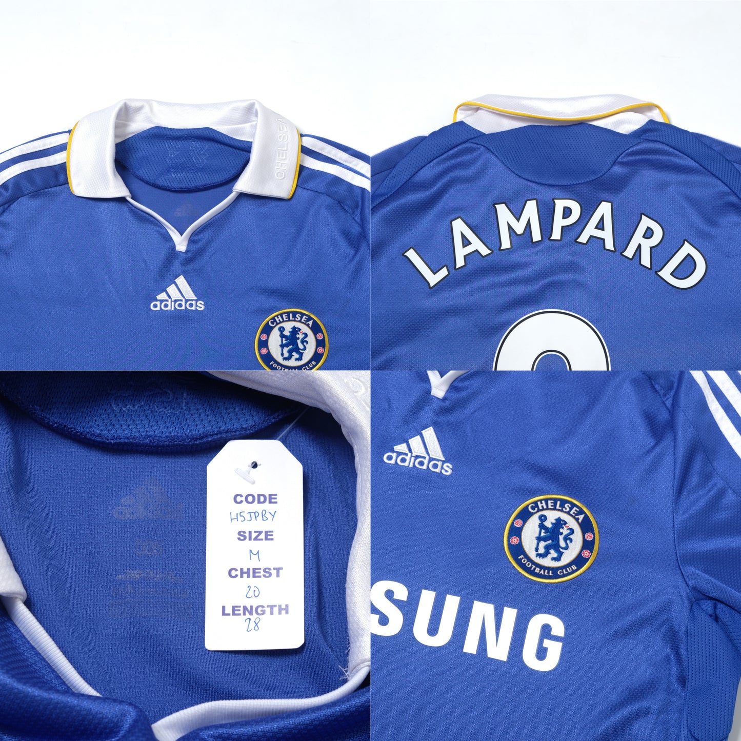 2008/09 Chelsea Home Shirt Lampard (M)