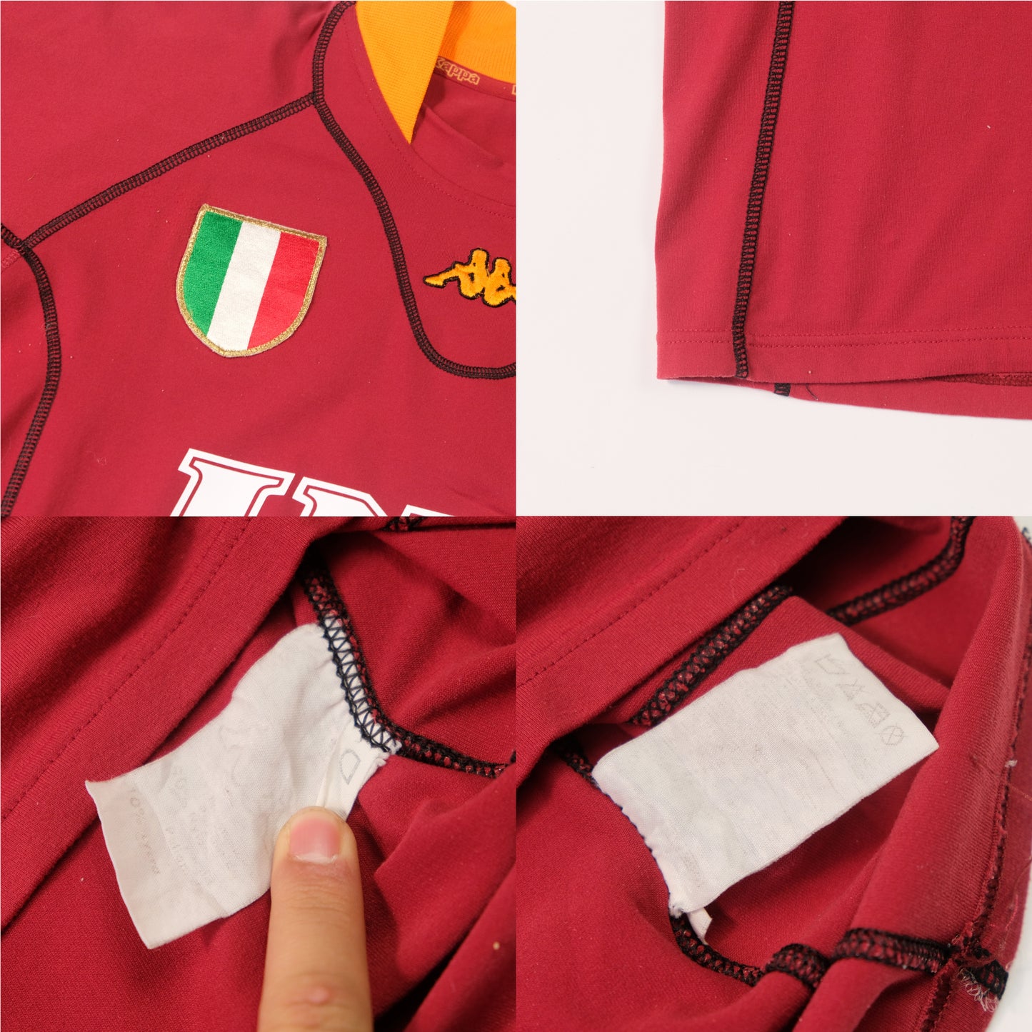 2001/02 Roma Home Shirt Kappa (S)