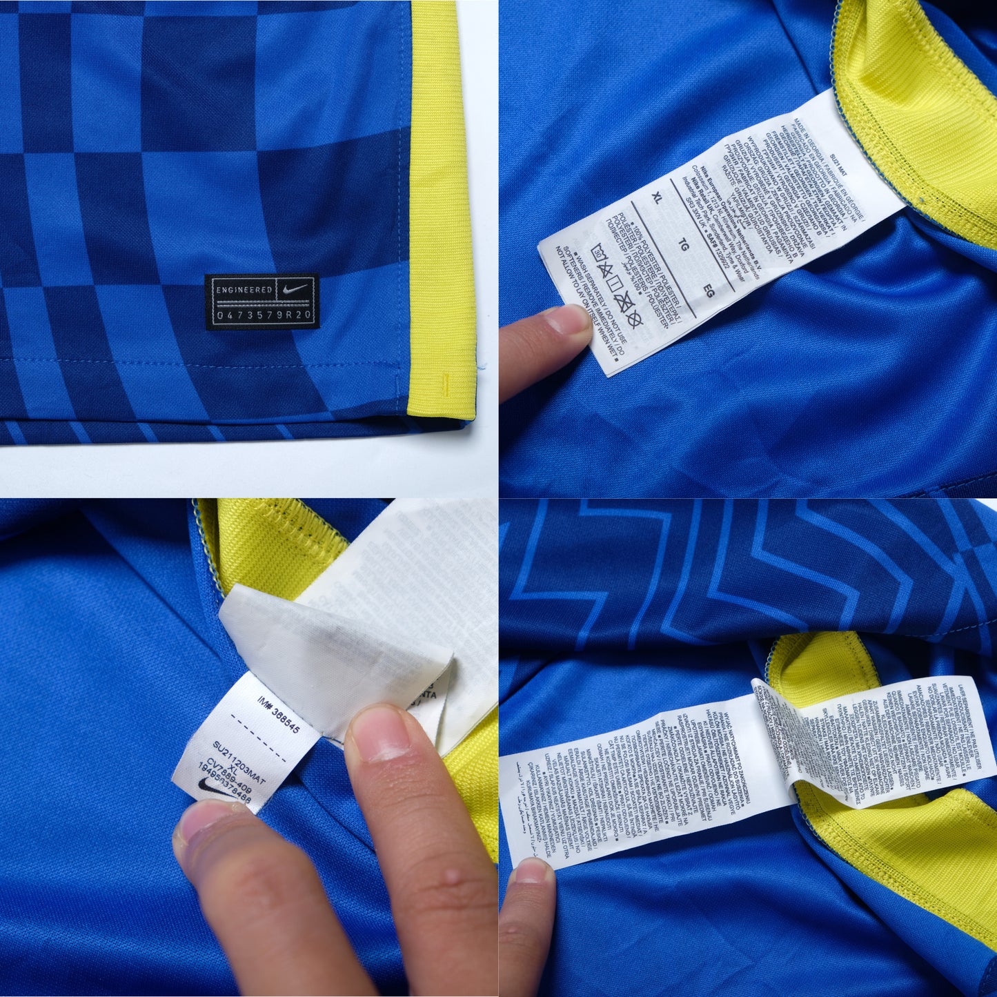2021/22 Chelsea Home Shirt Nike Mount (L)