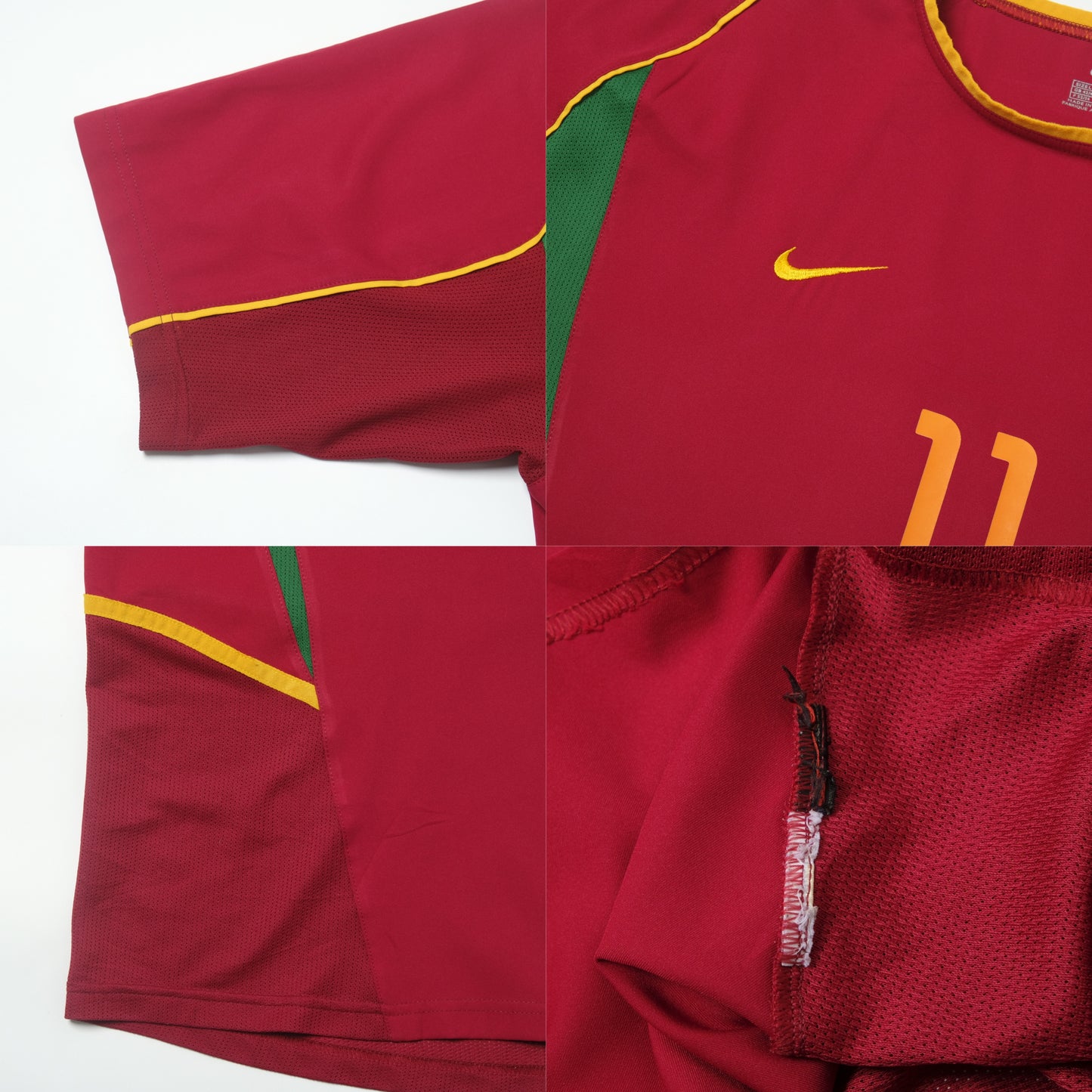 2002/04 Portugal Home Shirt Nike Ronaldo (L/XL)